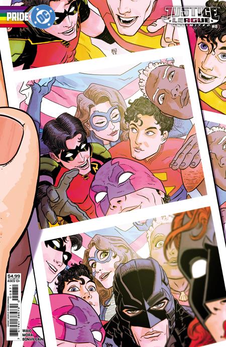 Justice League Unlimited #8  E Hayden Sherman Dc Pride Card Stock Var (we Are Yesterday) - Image