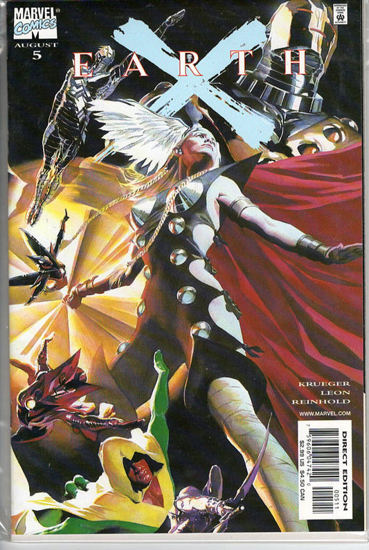 Pre-Owned - Earth X #5  (August 1999) Scanned Image Pop Weasel Pre-Owned Comics