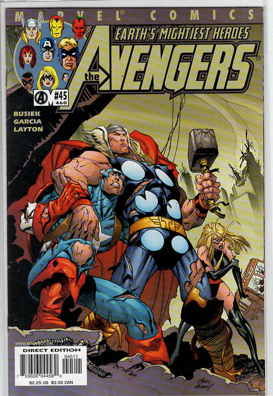 Pre-Owned - Avengers #45 (460)  (October 2001) Scanned Image Pop Weasel Pre-Owned Comics