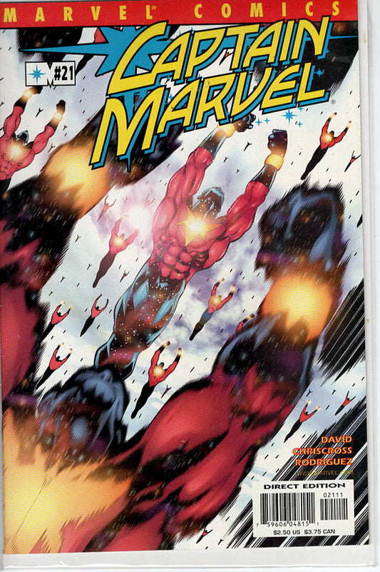 Pre-Owned - Captain Marvel #21  (September 2001) Scanned Image Pop Weasel Pre-Owned Comics