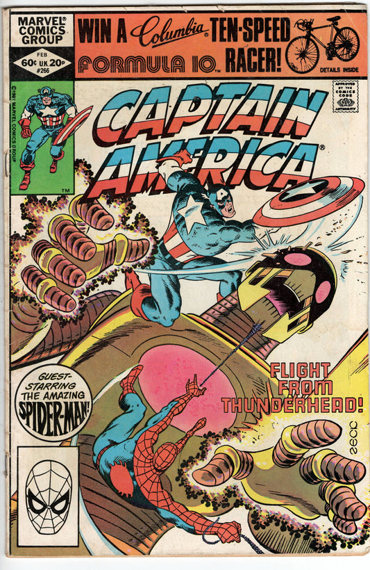 Pre-Owned - Captain America #266  (February 1982) Scanned Image Pop Weasel Pre-Owned Comics