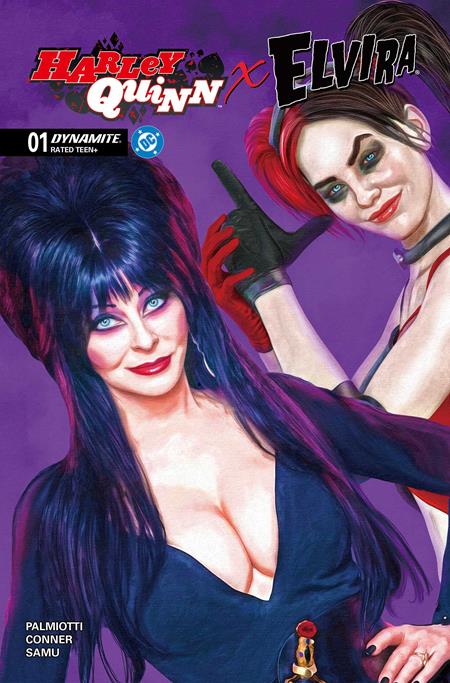 Harley Quinn X Elvira #1  H Mark Spears Foil Var - Image