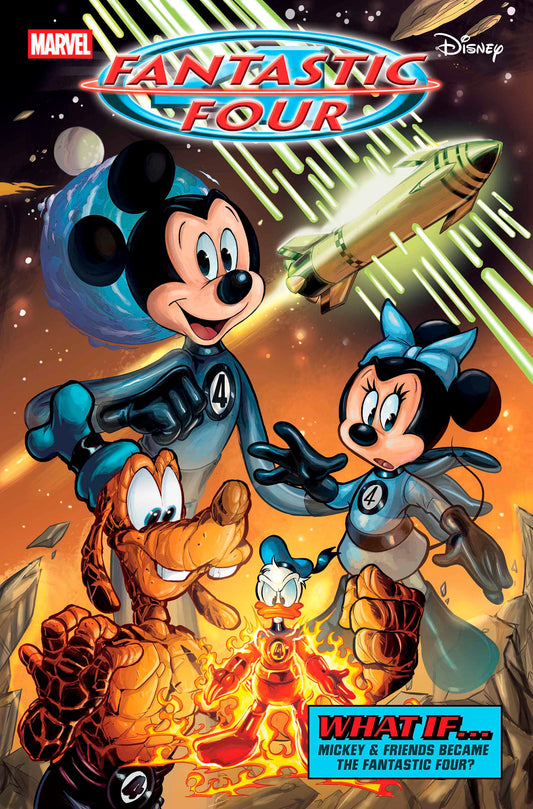 FANTASTIC FOUR #30 CIRO CANGIALOSI DISNEY WHAT IF? FANTASTIC FOUR HOMAGE VARIANT [DOOM] - Image