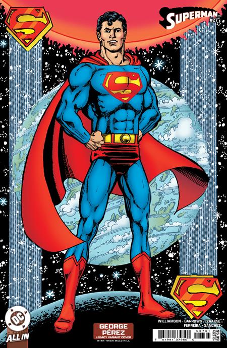 Superman #27  F George Perez Legacy Card Stock Var - Image