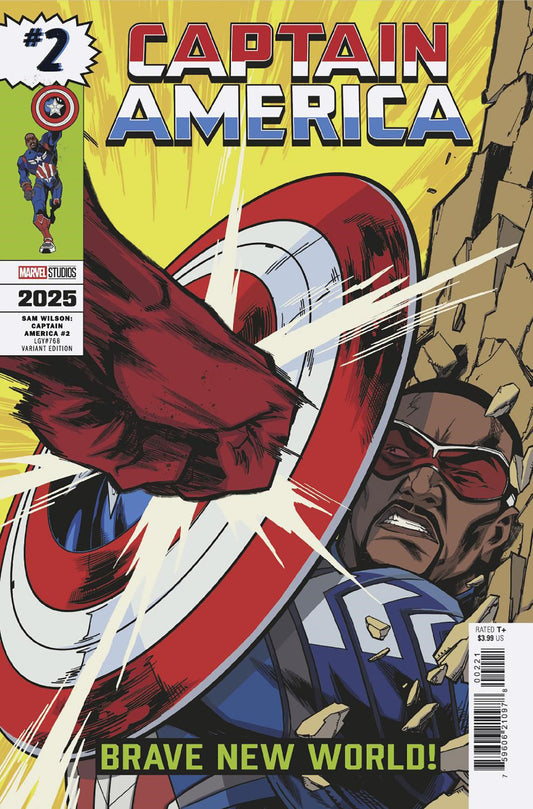 SAM WILSON, CAPTAIN AMERICA #2 KHARY RANDOLPH MARVEL STUDIOS VARIANT image