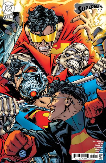 Superman #25  E Brad Walker Card Stock Var - Image