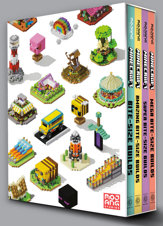 Minecraft: Bite-Size Builds Collection 4-Book Boxed Set - Image