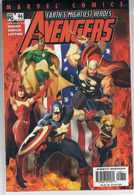 Pre-Owned - Avengers #46 (463) [461]  (November 2001) Scanned Image Pop Weasel Pre-Owned Comics