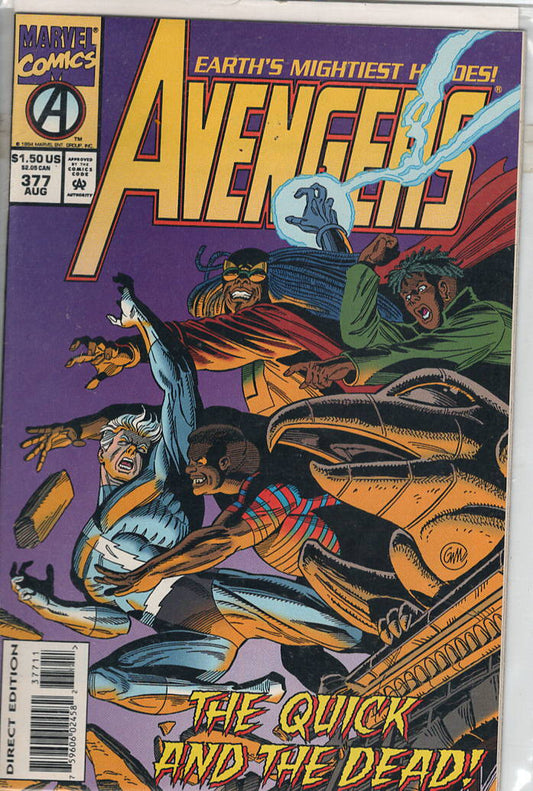 Pre-Owned - The Avengers #377  (August 1994) Scanned Image Pop Weasel Pre-Owned Comics