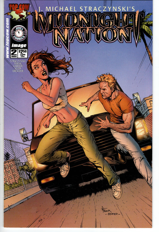 Pre-Owned - Midnight Nation #2  (November 2000) Scanned Image Pop Weasel Pre-Owned Comics