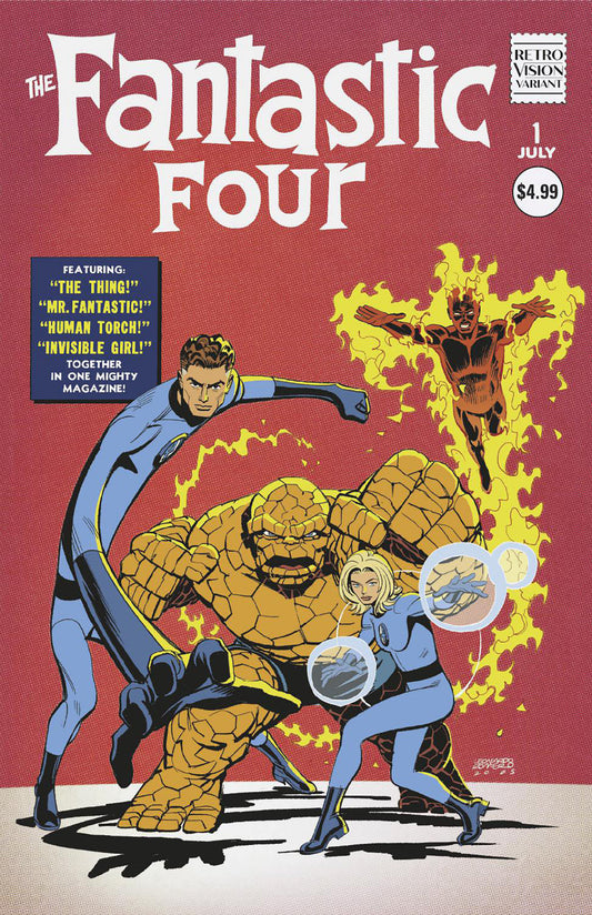FANTASTIC FOUR #1 LEONARDO ROMERO RETROVISION VARIANT - Image