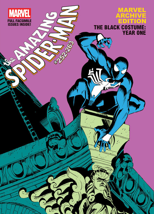 Marvel Archive Edition: Amazing Spider-Man - The Black Costume: Year One Gallery Edition Ron Frenz Original Collection Cover [DM Only] | Hardcover - Image