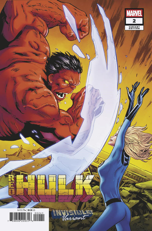 RED HULK #2 GREG LAND INVISIBLE! VARIANT [DOOM] - Image
