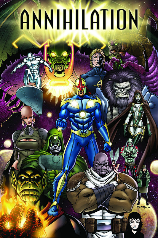 Annihilation Omnibus Andrea Di Vito Cover [New Printing 3, DM Only] | Hardcover - Image