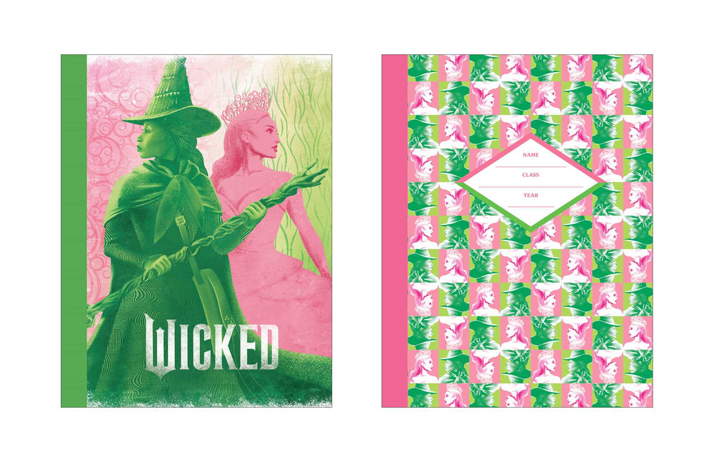 Wicked Pink & Green Composition Notebook Set (Set of 2) image -  - Image - Pop Weasel