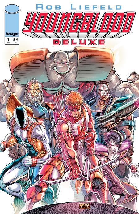 Youngblood Deluxe #1  B Rob Liefeld Foil Var - Image