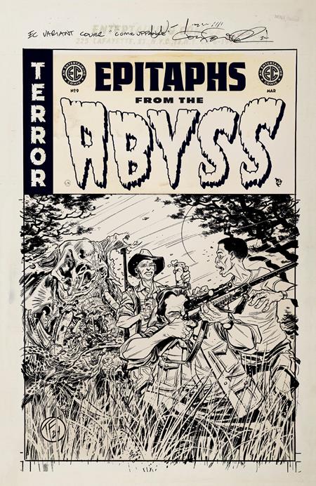 Ec Epitaphs From The Abyss #9 (of 12)  D Inc 1:20 Tom Fowler B&w Artist Edition Var image