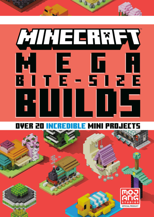 Minecraft: Mega Bite-Size Builds (Over 20 Incredible Mini Projects) | Hardcover image