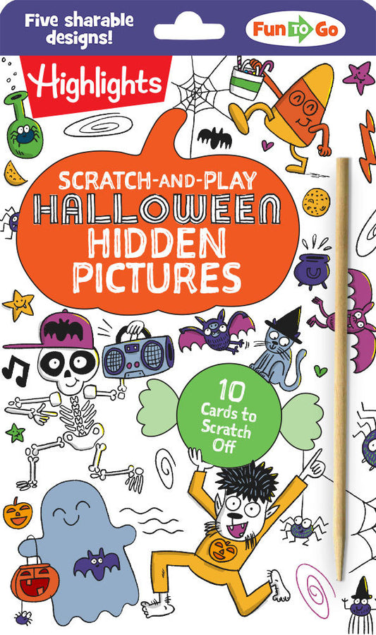 Scratch-and-Play Halloween Hidden Pictures image