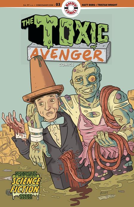 Toxic Avenger Comics #3  B 3 Copy Matt Bors Unlock Var - Image