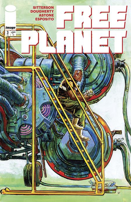 Free Planet #3  B Jed Dougherty Ladder Var - Image