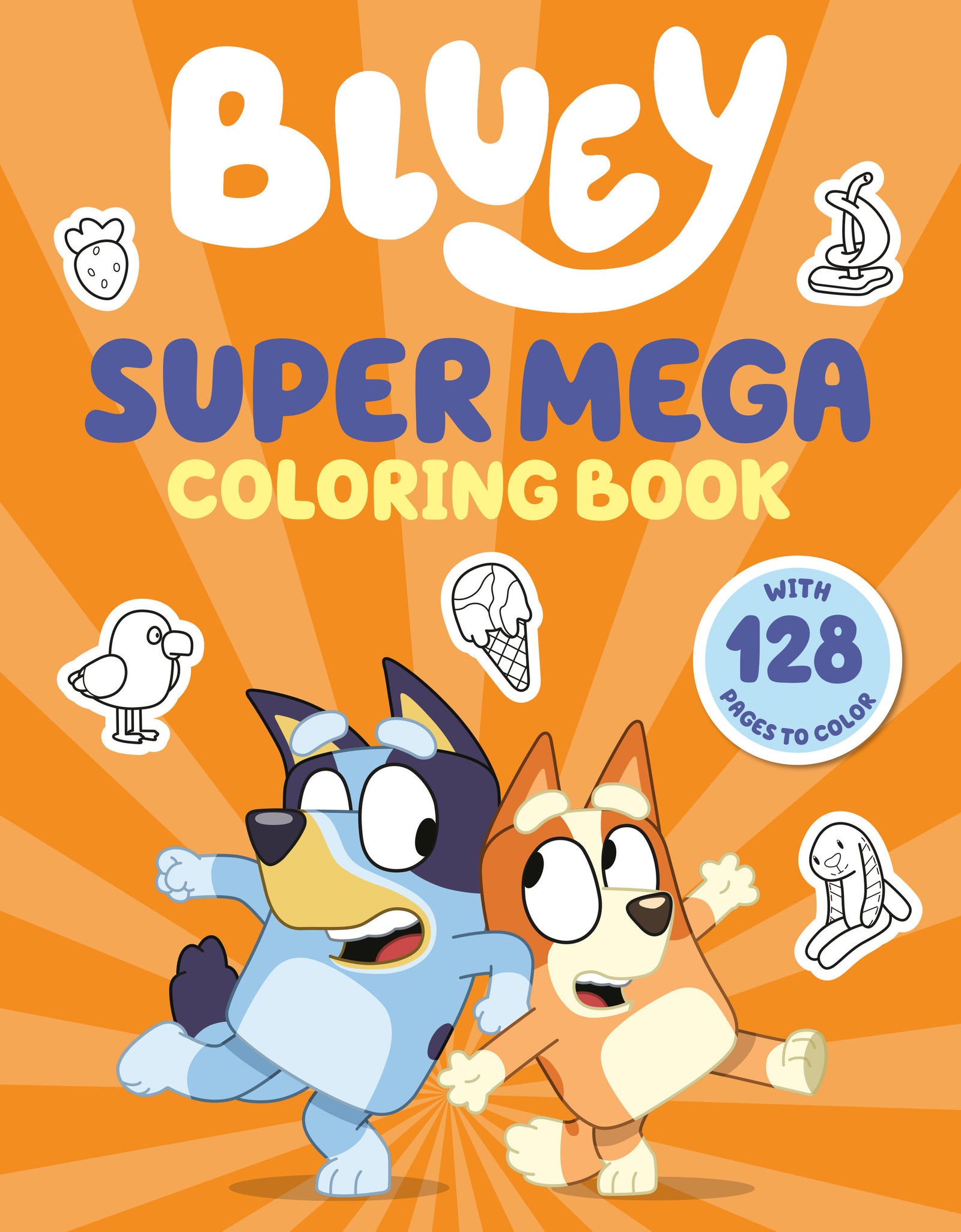 Bluey: Super Mega Coloring Book - Image