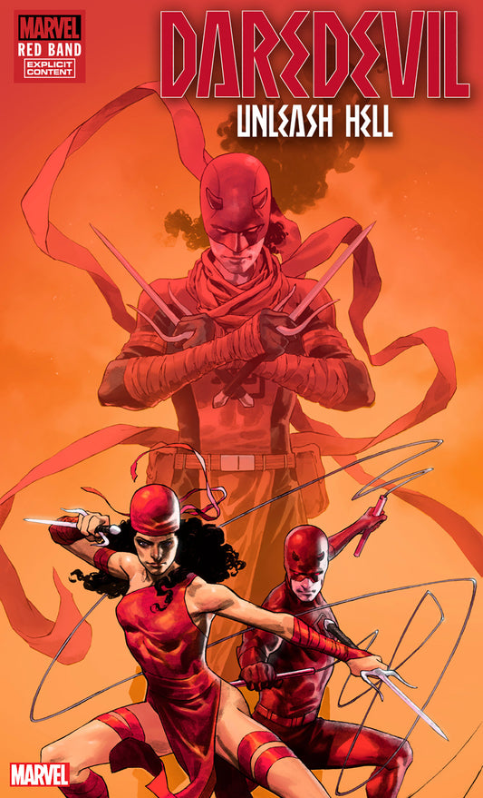 DAREDEVIL: UNLEASH HELL - RED BAND #1 JEROME OPENA VARIANT [POLYBAGGED] image