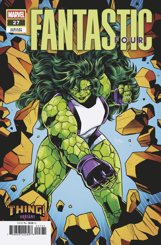 FANTASTIC FOUR #27 LUCIANO VECCHIO THE THING! VARIANT image
