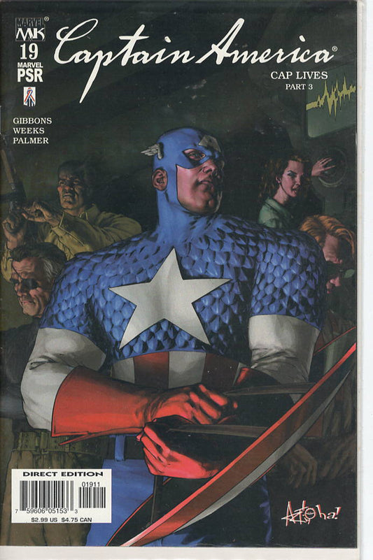Pre-Owned - Captain America #19  (December 2003) Scanned Image Pop Weasel Pre-Owned Comics