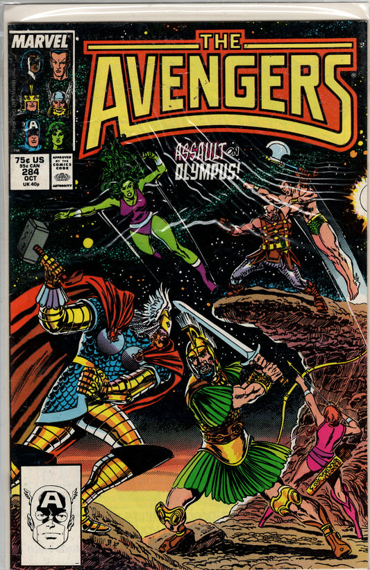 Pre-Owned - The Avengers #284  (October 1987) Scanned Image Pop Weasel Pre-Owned Comics