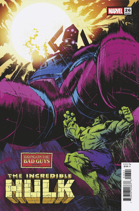 INCREDIBLE HULK #26 SANFORD GREENE BRING ON THE BAD GUYS VARIANT - Image