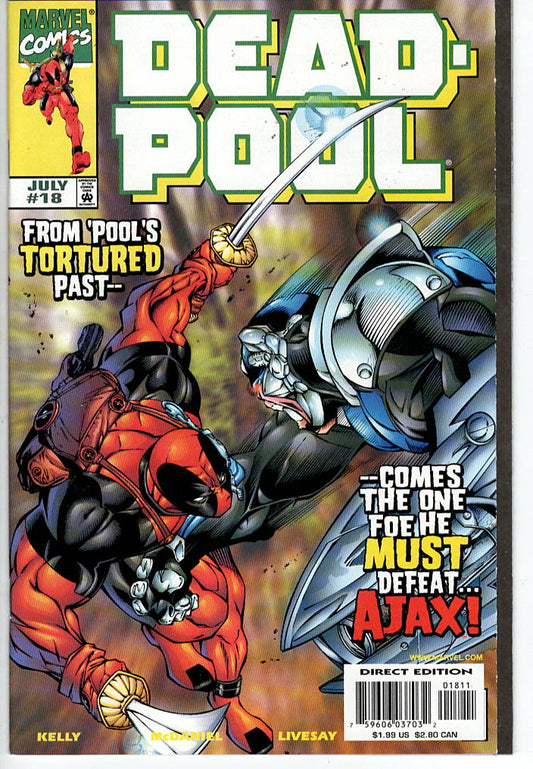 Pre-Owned - Deadpool #18  (July 1998) Scanned Image Pop Weasel Pre-Owned Comics