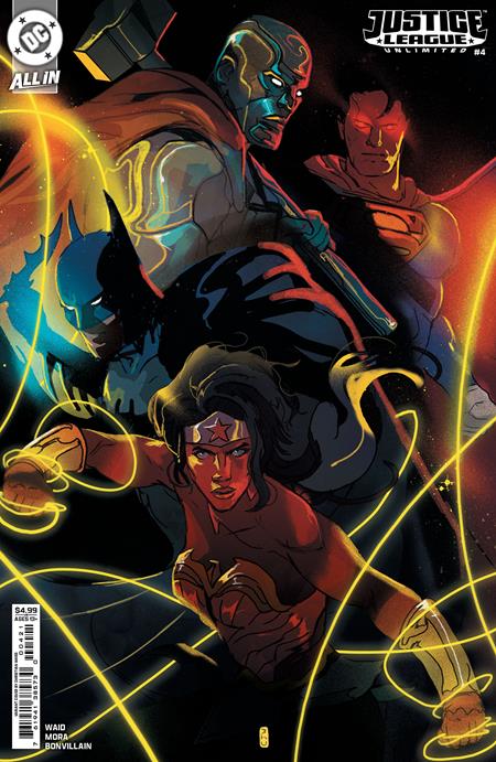Justice League Unlimited #4  B Christian Ward Card Stock Var image