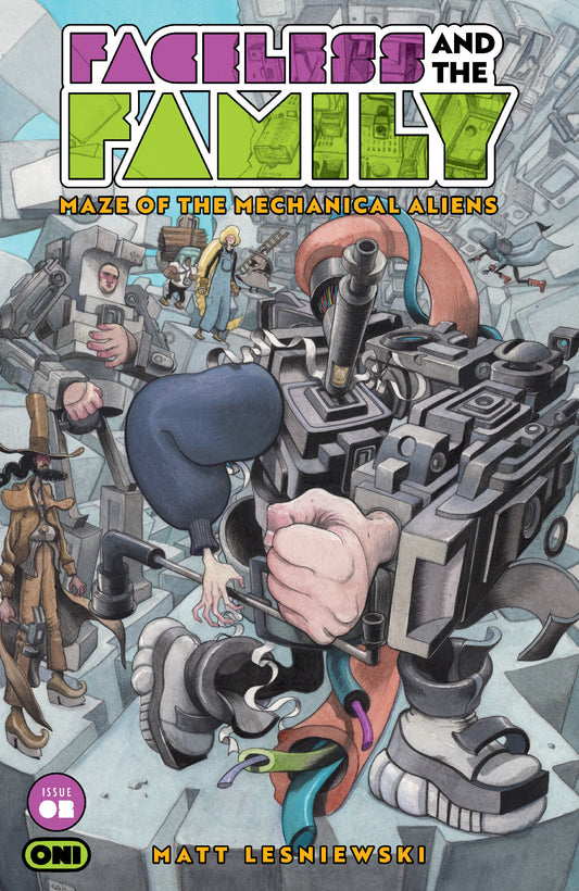 Faceless And The Family Maze Of The Mechanical Aliens #2 Cvr B Farel Dalrymple Var - Image