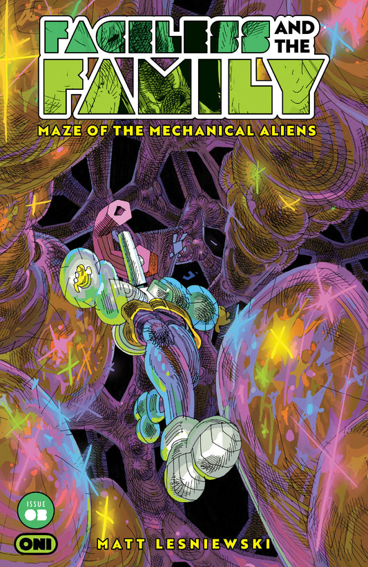 Faceless And The Family Maze Of The Mechanical Aliens #3 Cvr B Emil Ernst Var - Image