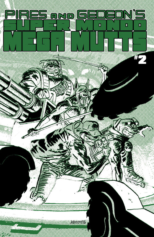 Super Mondo Mega Mutts #2 Cvr B Alex Diotto Homage Var - Image