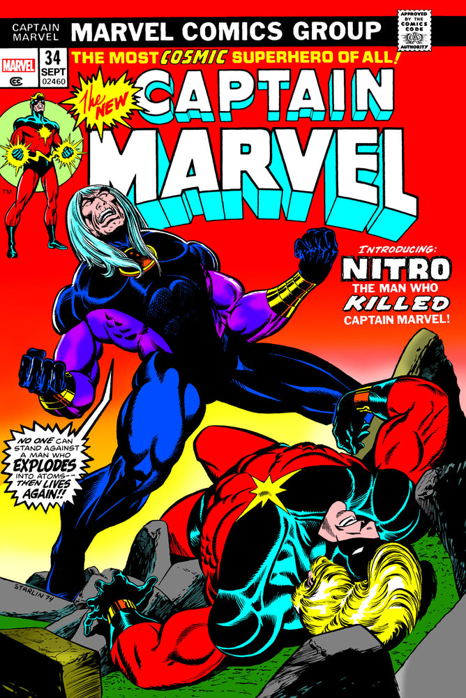 Death of Captain Marvel Omnibus Variant [DM Only] | Hardcover - Image - Graphic Novels - Image - Pop Weasel