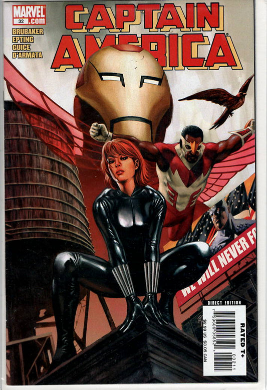 Pre-Owned - Captain America #32  (January 2008) Scanned Image Pop Weasel Pre-Owned Comics