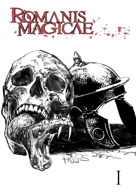Romanis Magicae #1 (of 4)  B Paul Peart Smith Black White And Red Var - Image