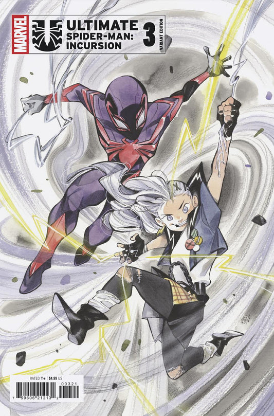 ULTIMATE SPIDER-MAN: INCURSION #3 PEACH MOMOKO VARIANT - Image