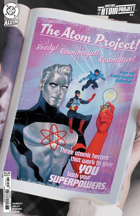 Justice League The Atom Project #3 (of 6)  C Kevin Wada Card Stock Var image