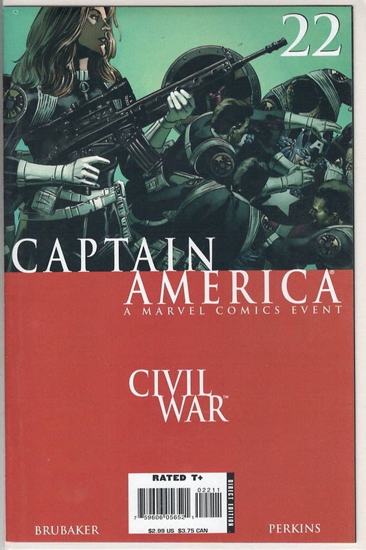 Pre-Owned - Captain America #22  (November 2006) Scanned Image Pop Weasel Pre-Owned Comics
