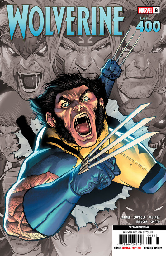 WOLVERINE #8 MARTIN COCCOLO 2ND PRINTING VARIANT - Image