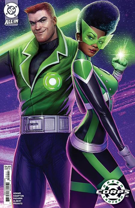 Green Lantern Corps #2  D Nathan Szerdy Card Stock Var image