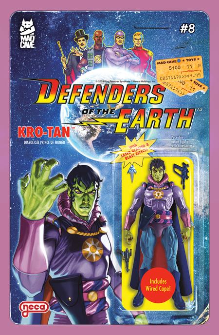 Defenders Of The Earth #8 (of 8)  B Djordje Djokovic Action Figure Var - Image