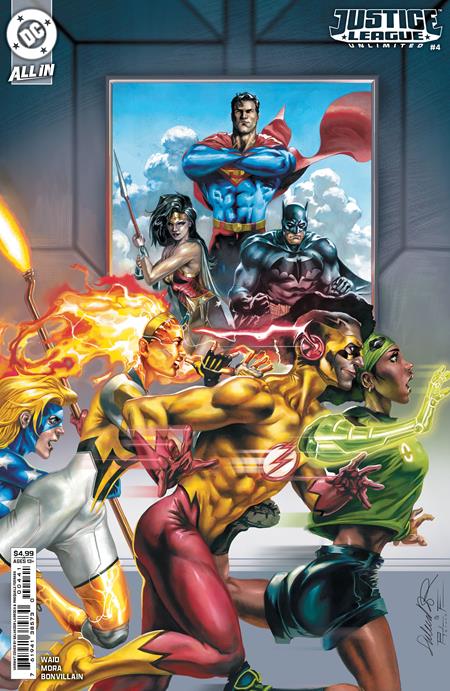 Justice League Unlimited #4  D Salvador Larroca Card Stock Var image