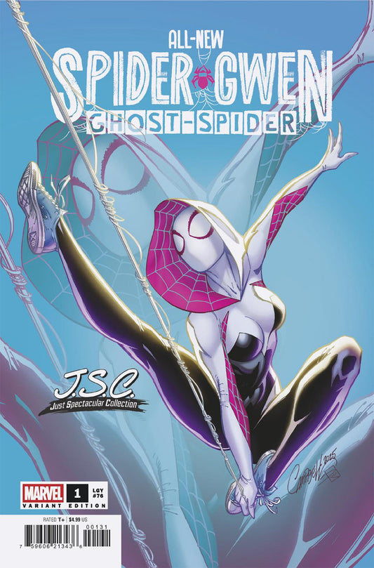 ALL-NEW SPIDER-GWEN: THE GHOST-SPIDER #1 J. SCOTT CAMPBELL JUST SPECTACULAR COLLECTION VARIANT - Image