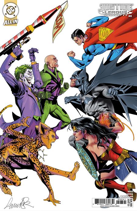 Justice League Unlimited #8  D Salvador Larroca Card Stock Var (we Are Yesterday) - Image
