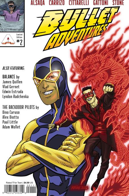Bullet Adventures #2  C Scott Kolins Unlock Var - Image