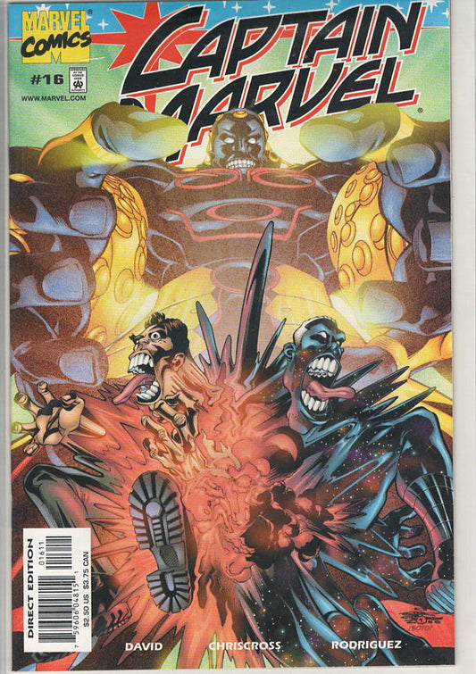 Pre-Owned - Captain Marvel #16  (April 2001) Scanned Image Pop Weasel Pre-Owned Comics